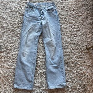 Levi's Sky Blue Slim Straight Jeans